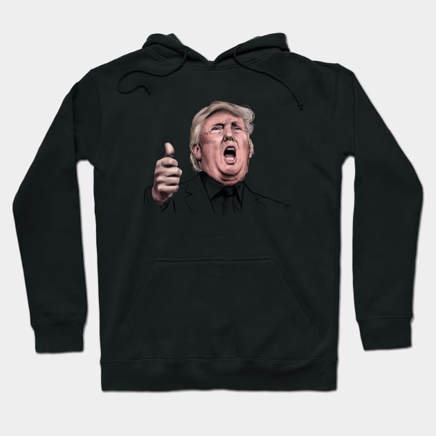 Donald John Trump Hoodie by sibosssr